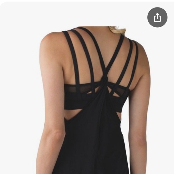 lululemon athletica Black Backless Dress - Picture 1 of 16